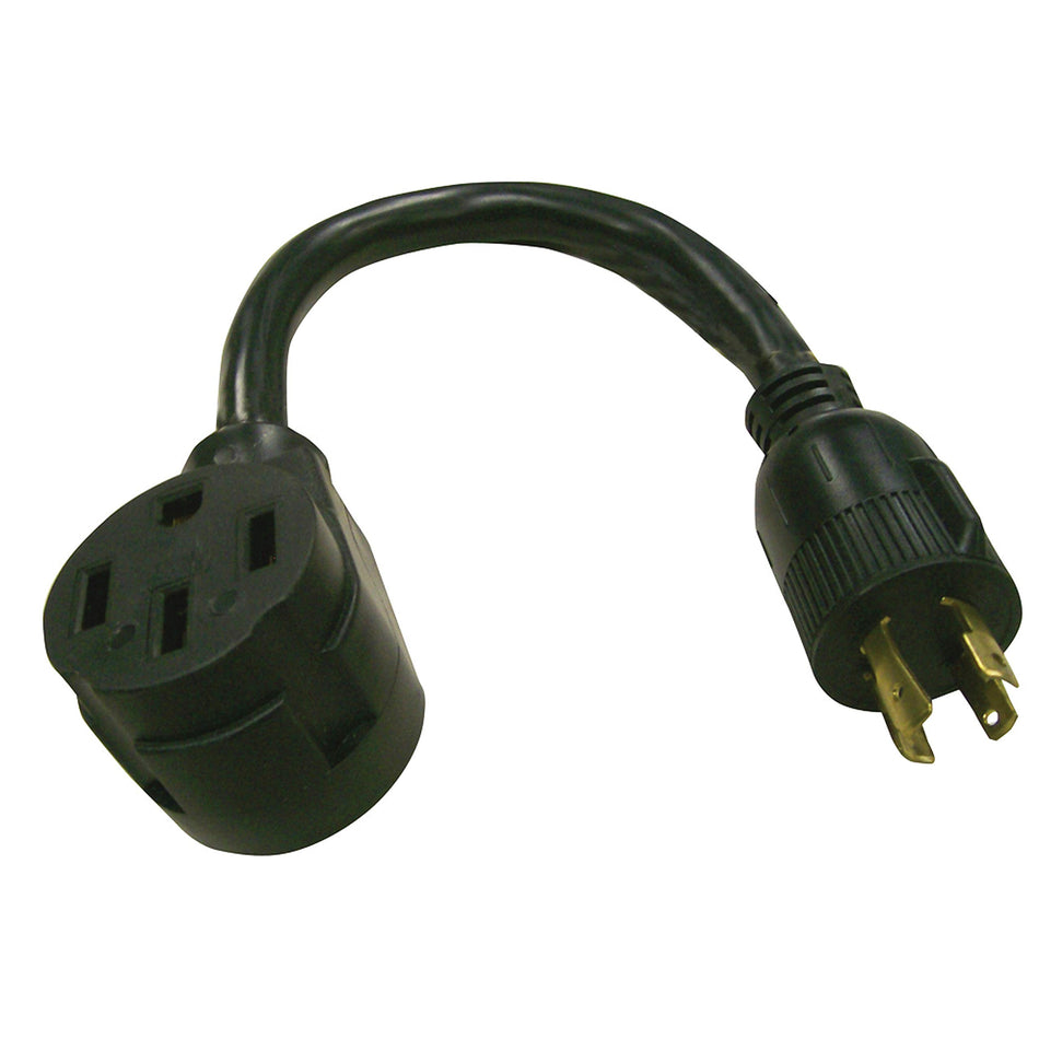 VALTERRA LLC A10-G30450VP Valterra  Mighty Cord 12 Generator Adapter Cord - 4-Prong, 30AM to ...