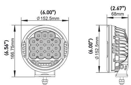 Hella Hella ValueFit 500 LED Series - LED Driving Lamp Kit – Universal Off-Road Light for Pickup Trucks, - Outdoor Depot