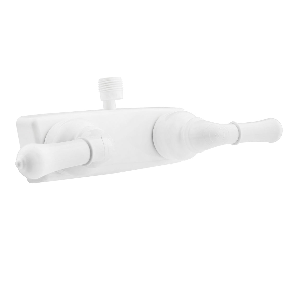 Dura Faucet Dura Faucet (DF-SA100C-WT) RV/Motorhome Shower Faucet Valve Diverter with Easy Turn Handles - Outdoor Depot