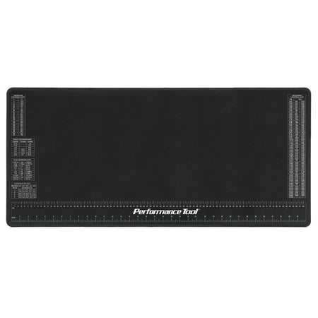 Performance Tool Performance Tool W88977 Neoprene Mat with Ruler and Reference Charts, Chemical Resistant, - Outdoor Depot