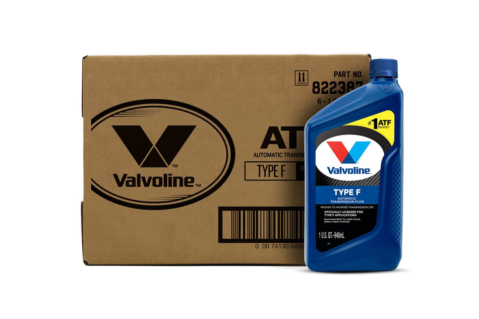 VALVOLINE 822387-6PK Type F (ATF) Automatic Transmission Fluid 1 QT, Case of 6