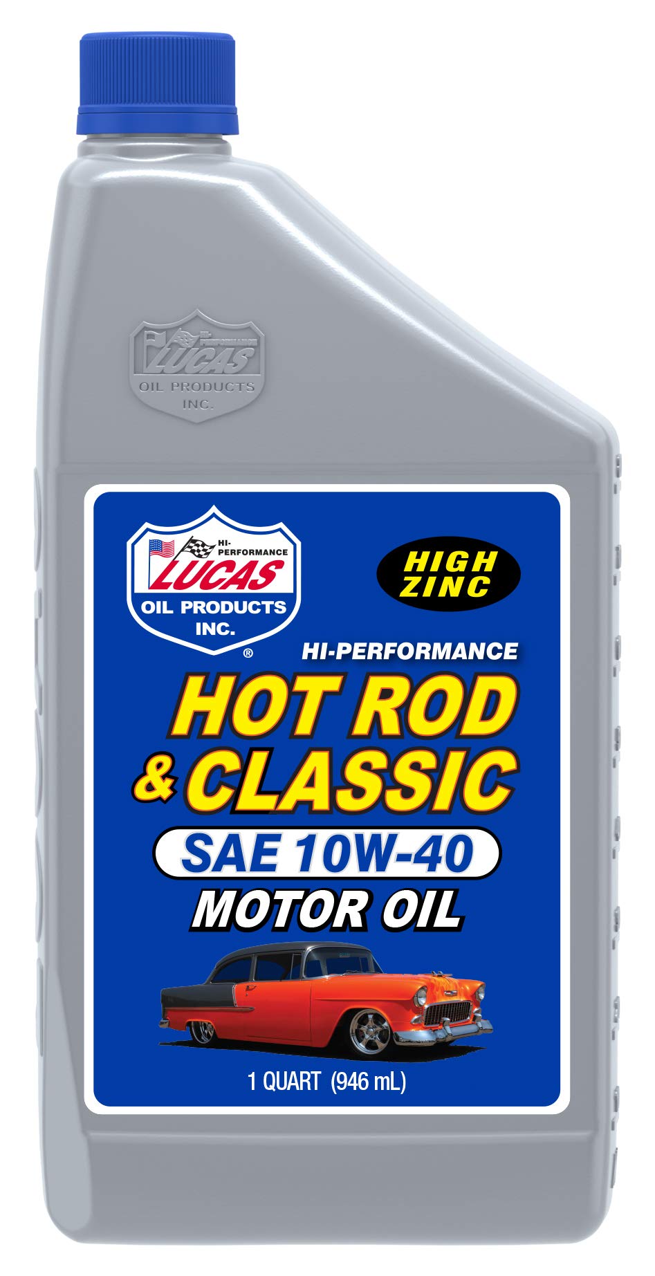Lucas Oil Lucas Oil 10688 Hot Rod and Classic Car SAE 10W-40 Motor Oil - 1 Quart - Outdoor Depot