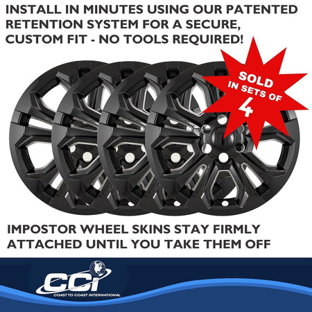Coast to Coast International Coast to Coast International-IMP511BLK-Wheel Skins-Fits 2022-2025 Chevrolet - Outdoor Depot