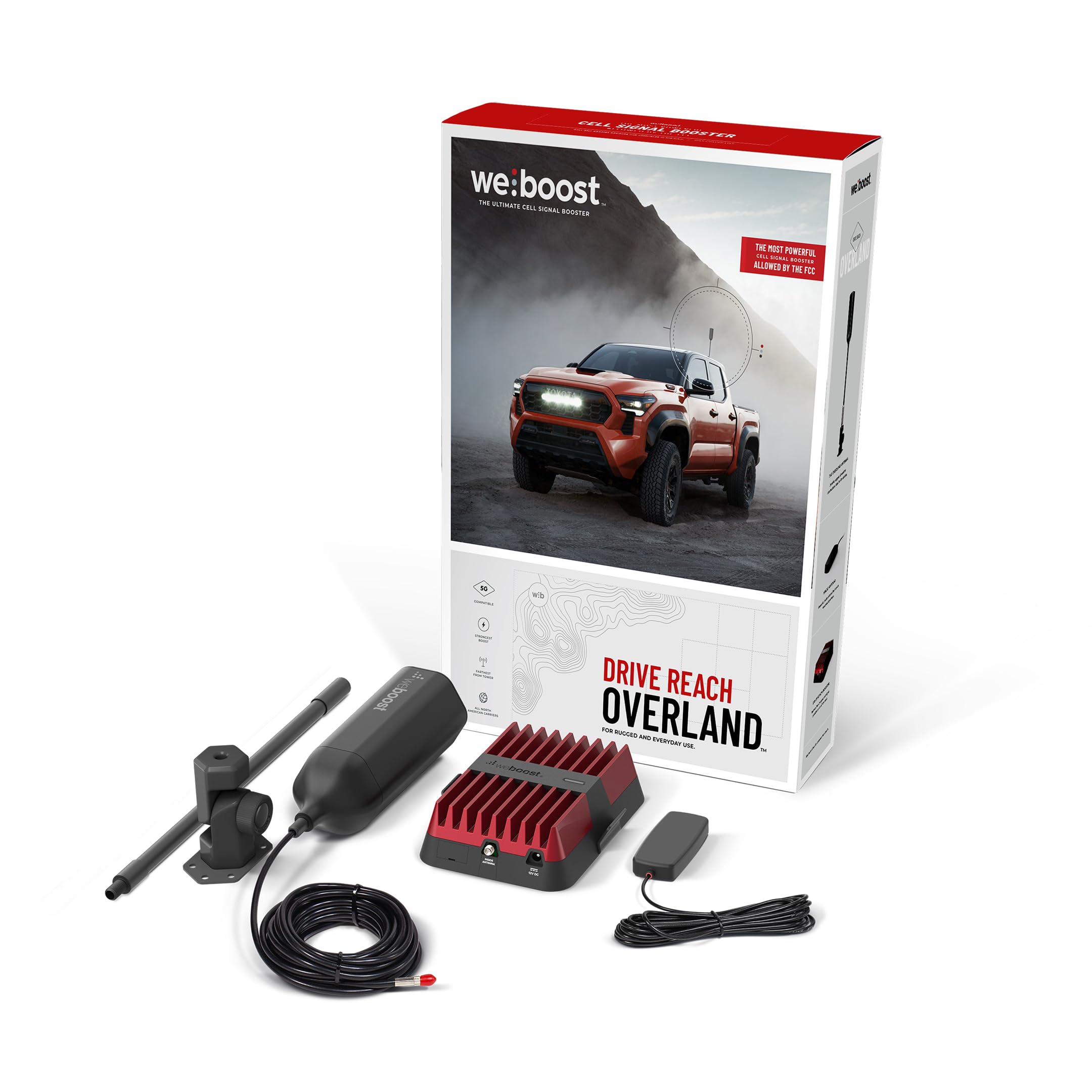 weBoost weBoost Drive Reach Overland - Cell Phone Signal Booster for Off Road Vehicles | Boosts 5G & 4G LTE - Outdoor Depot