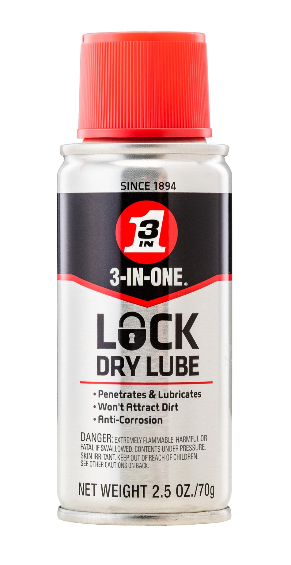 3-IN-ONE 3-IN-ONE Lock Dry Lube, 2.5 OZ - Outdoor-Depot.us