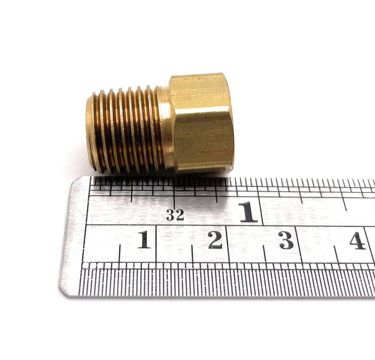 AP Products AP Products Marshall Excelsior ME2132P Inverted Flare Adapter - 1/4" MNPT x 1/4" Female Flare - Outdoor Depot