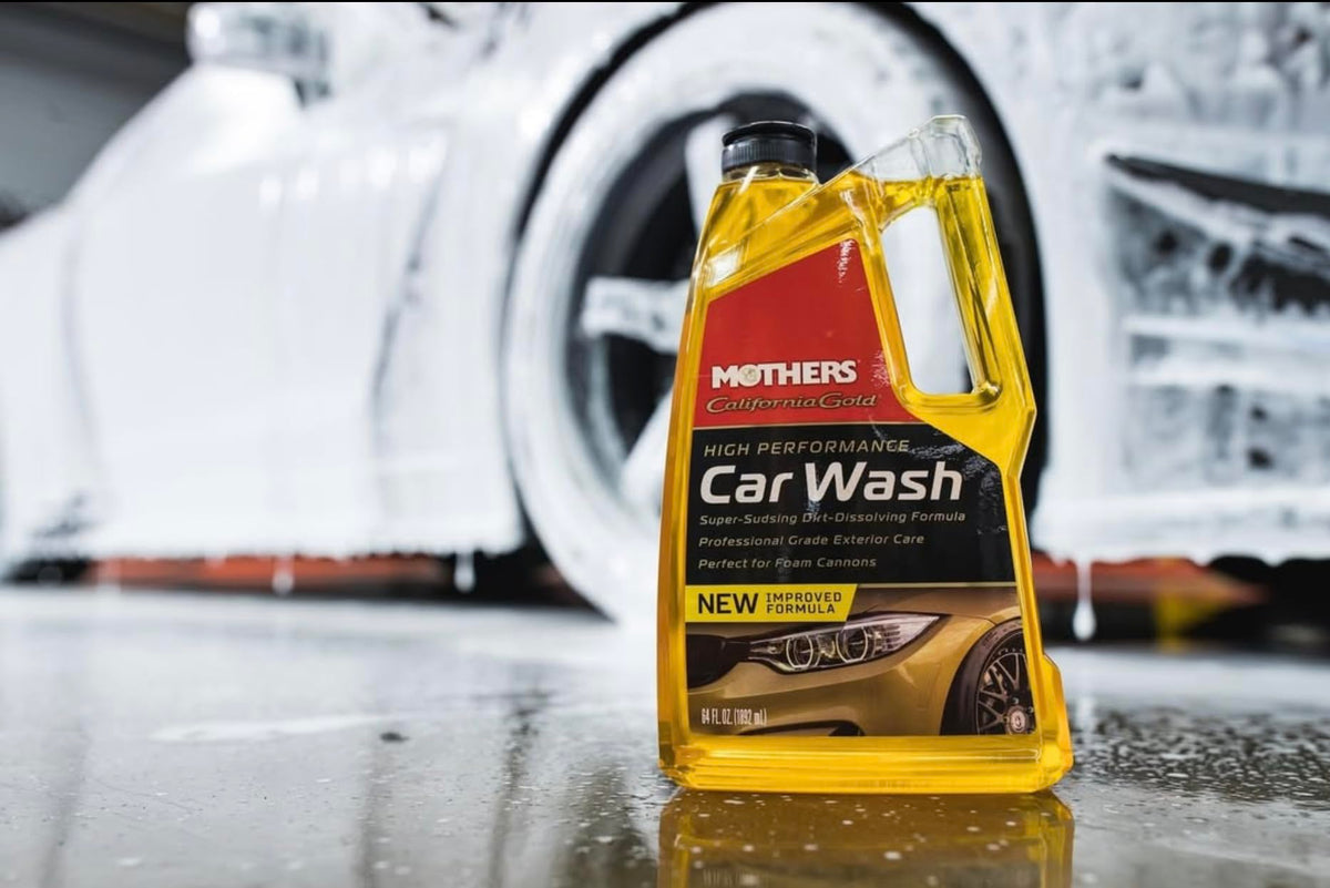 Mothers Mothers California Gold High Performance Car Wash, 64 oz. — pH Balanced, Eco-Friendly, Super-Sudsy, - Outdoor Depot