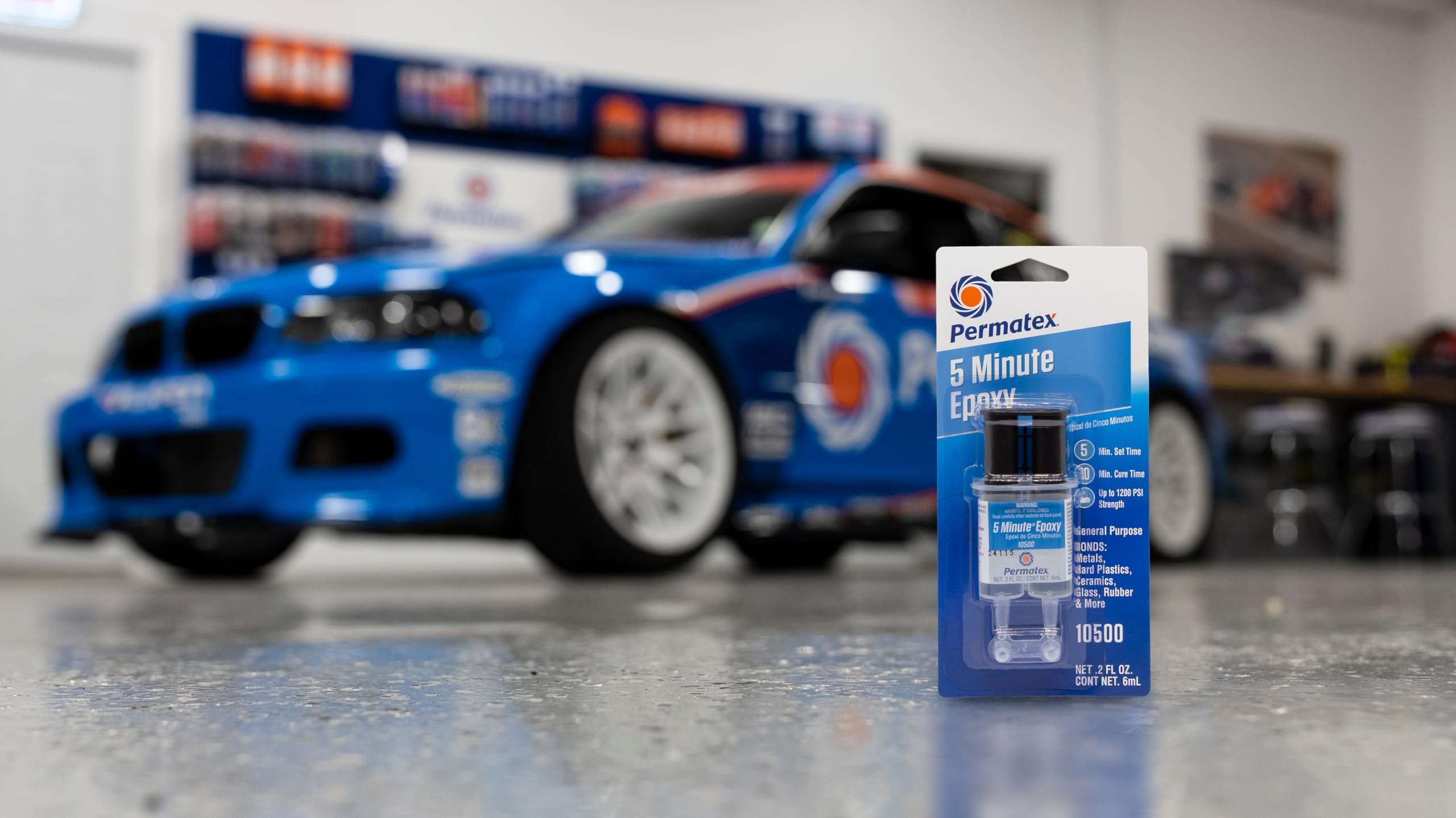 Permatex Permatex 10500-5 Minute Epoxy, Single-Use Syringe for General Purpose Creates a Hard, Rigid Bond - Outdoor Depot