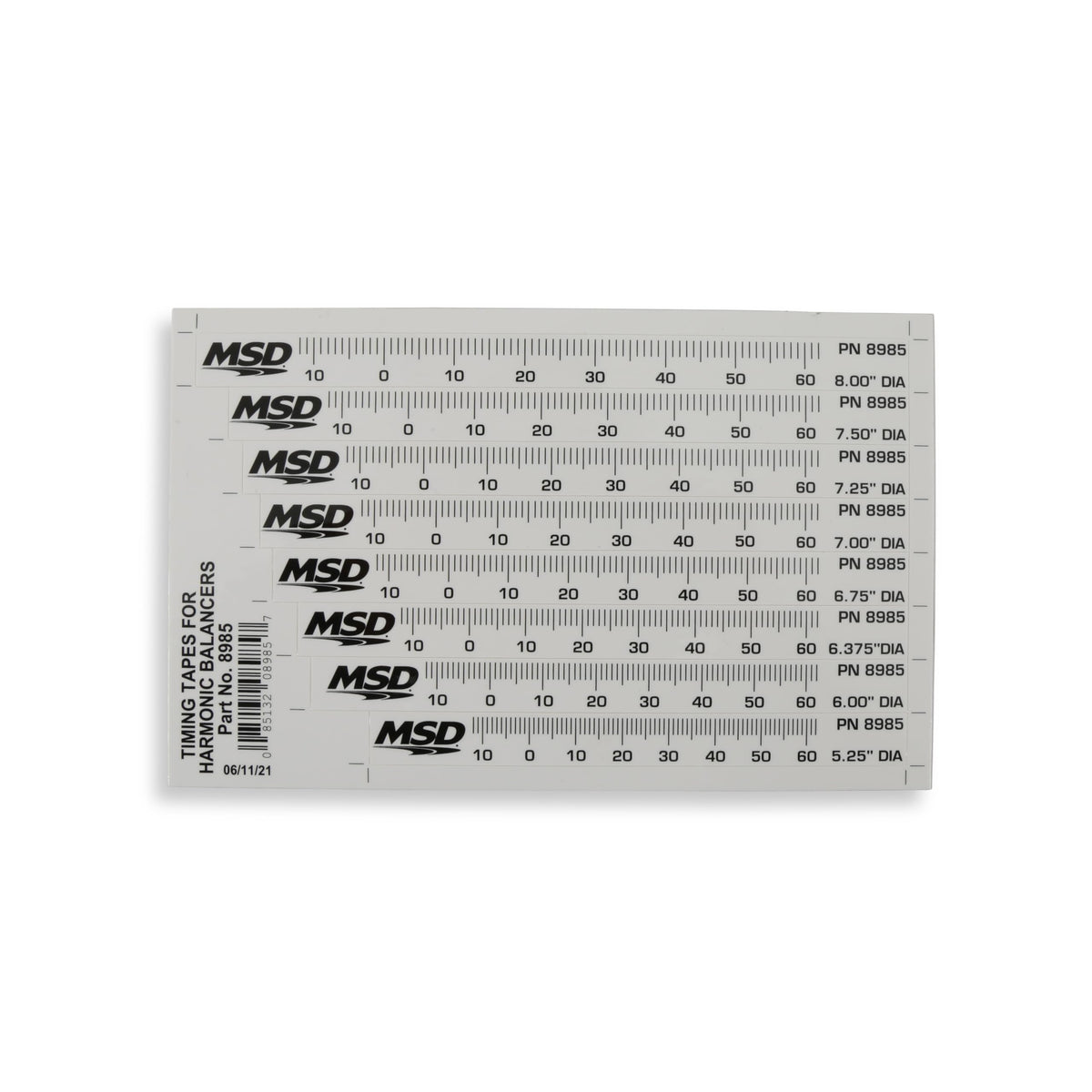 MSD MSD 8985 Timing Tapes for Harmonic Balancers - Outdoor Depot