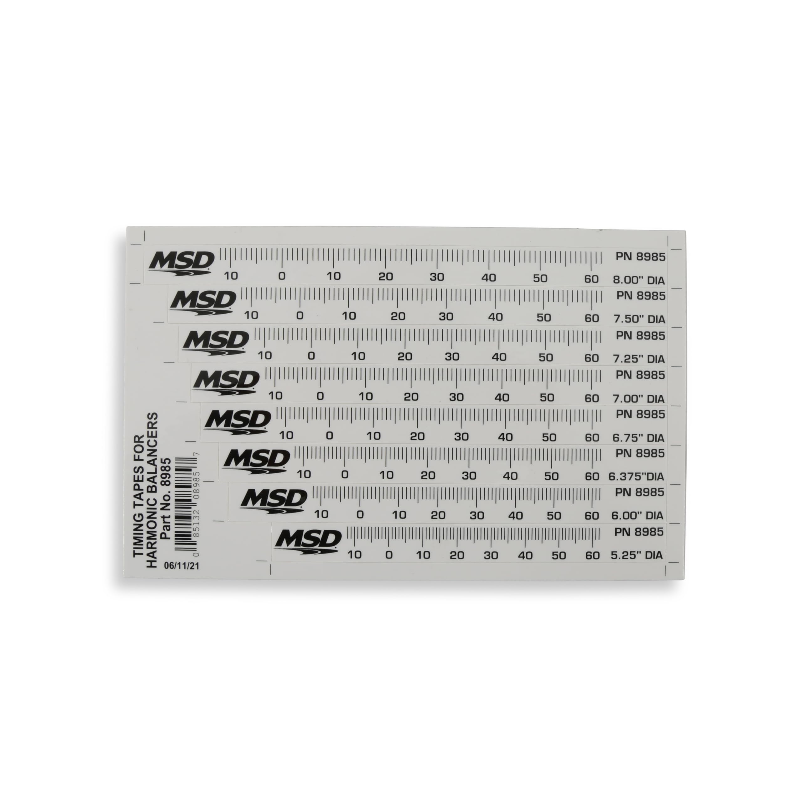 MSD MSD 8985 Timing Tapes for Harmonic Balancers - Outdoor Depot