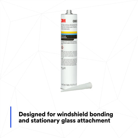 3M 3M Auto Glass Urethane Windshield Adhesive, 08693, Medium Viscosity, High-Strength, Fast-Curing, 310 - Outdoor-Depot.us
