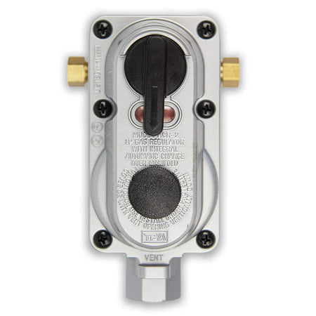 Flame King Flame King (KT12ACR-2) 2-Stage Auto Changeover LP Propane Gas Regulator With Two 12 Inch Pigtails - Outdoor Depot