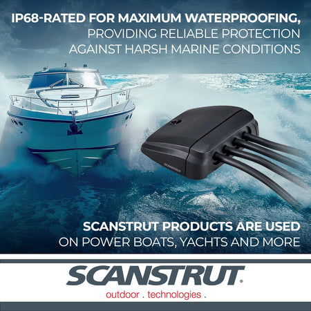 Scanstrut Scanstrut DS-H-Multi-BLK Horizontal Multi Cable Seal – Black - Outdoor Depot