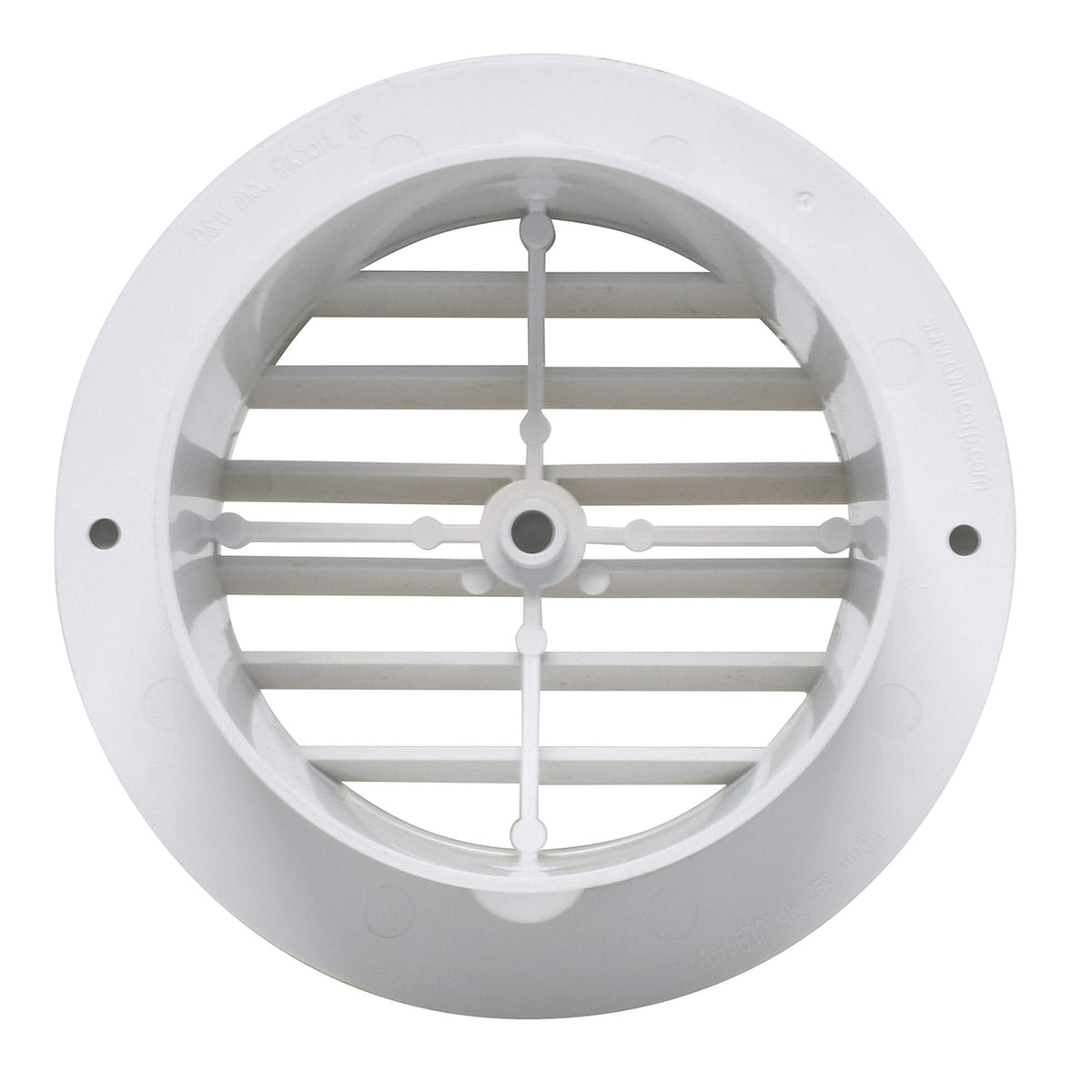 Valterra Valterra A10-3345VP Rotating Heating and A/C Register,White - Outdoor Depot