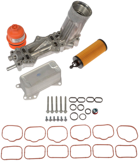 Dorman Dorman 926-959 Patented Upgraded Aluminum Engine Oil Filter Housing with Oil Cooler and Filter - Outdoor Depot