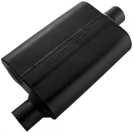 Flowmaster Flowmaster 40 Series Original Chambered Muffler – 2.50” Offset In / 2.50” Center Out – Aggressive - Outdoor Depot