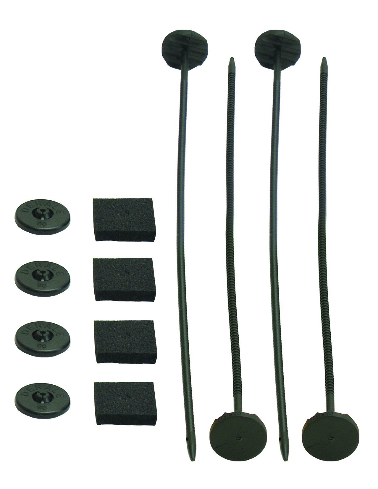 Derale Derale 13001 Insta-Mount Rods/Pads-Plastic Nylon Cooler Mounting Kit - Outdoor Depot
