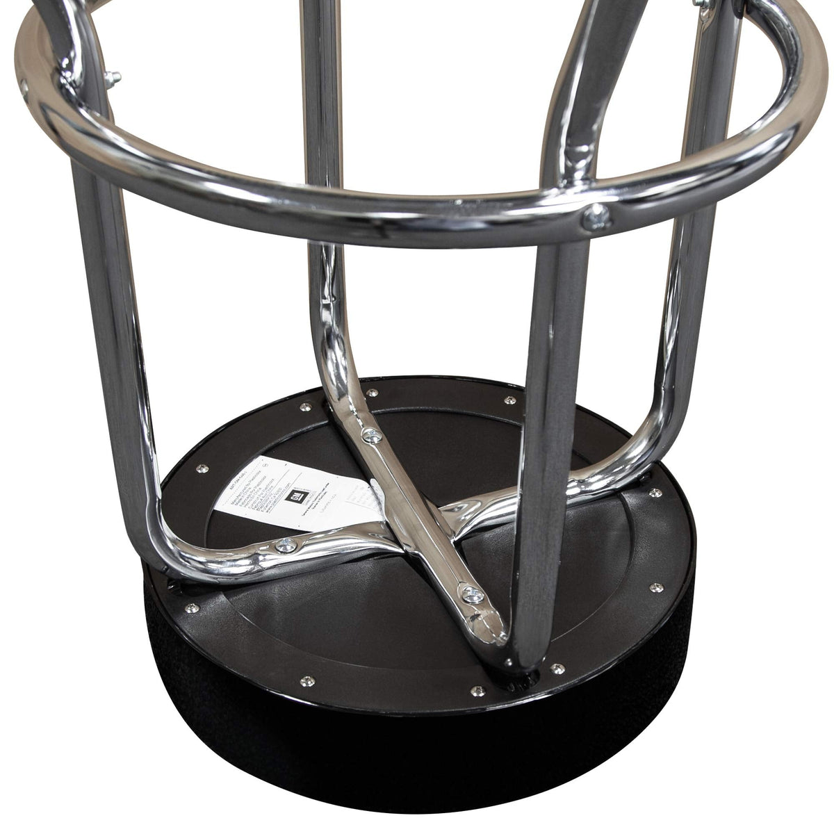 Plasticolor Plasticolor 004790R01 Black/Grey Garage Stool (Chevrolet) - Outdoor Depot
