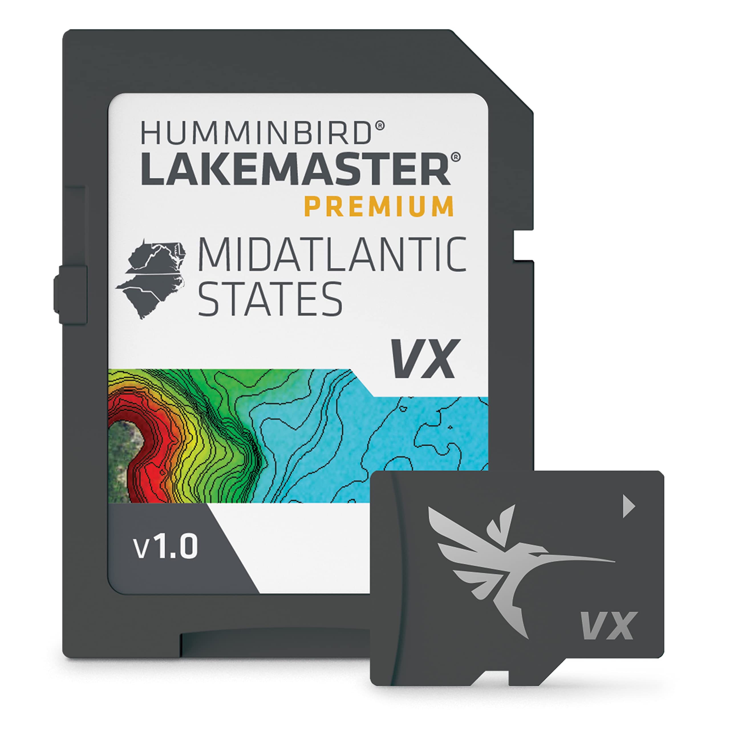 Humminbird Humminbird LakeMaster Premium Mid-Atlantic V1 Map SD Card for Fish Finders - Outdoor Depot