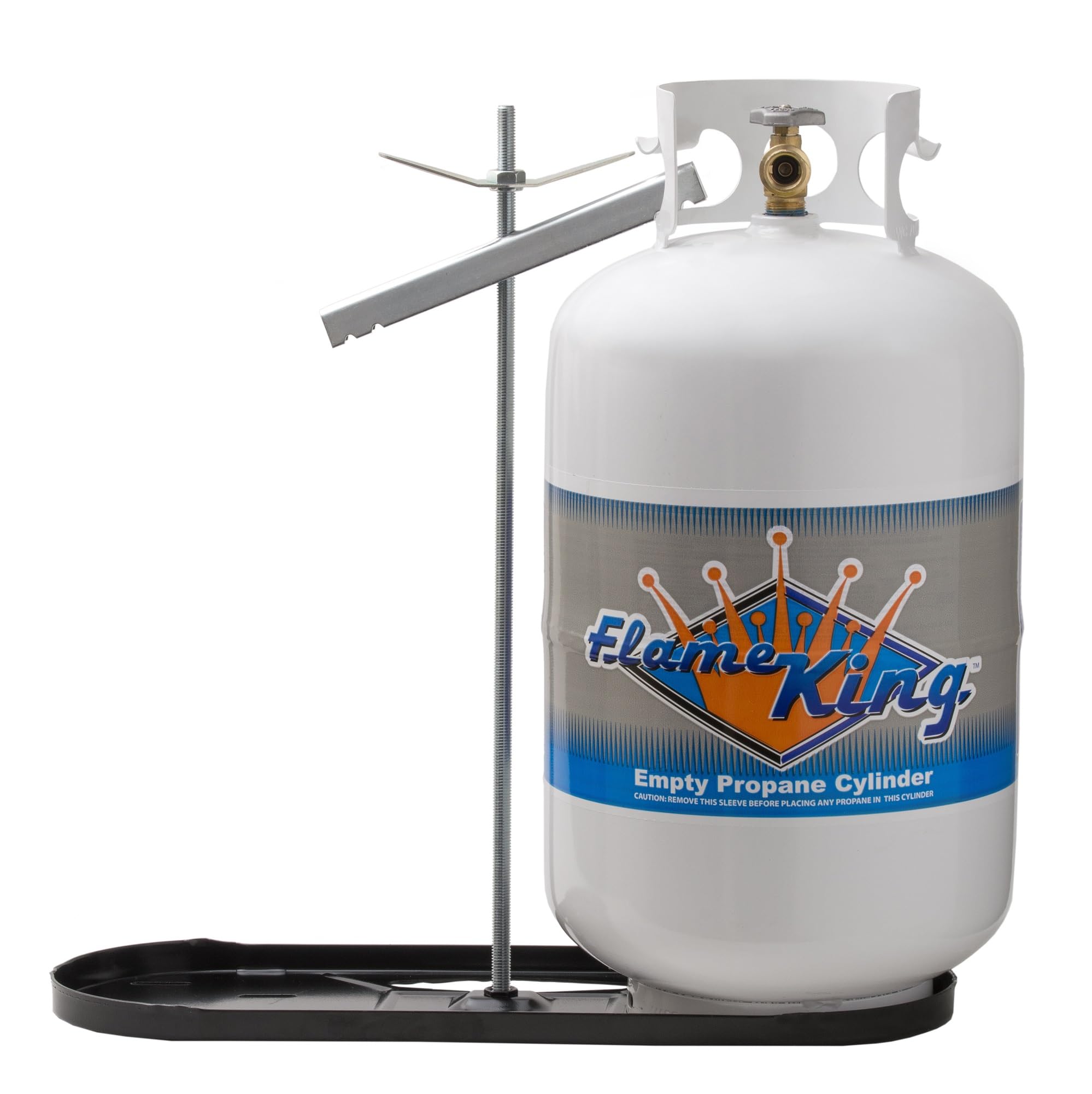 Flame King Flame King Dual RV Propane Tank Cylinder Rack for RVs and Trailers for 30lb Tanks - KT30MNT - Outdoor Depot
