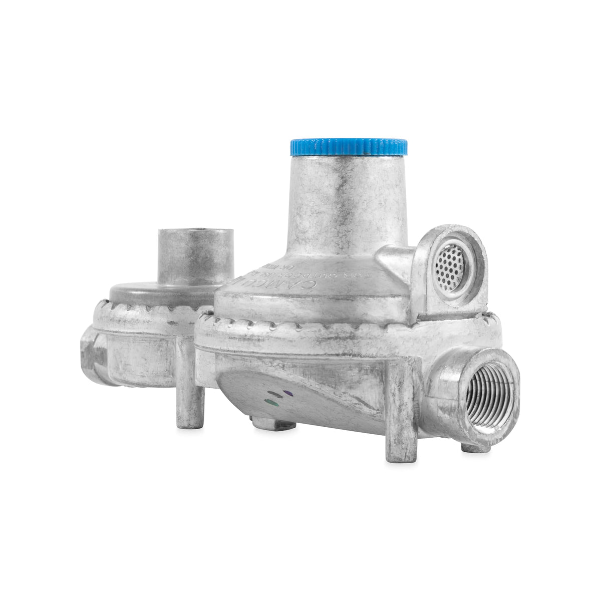 Camco Camco Vertical Two Stage Propane Regulator - Compatible with 20 lb or 30 lb Propane Tanks with ACME - Outdoor Depot