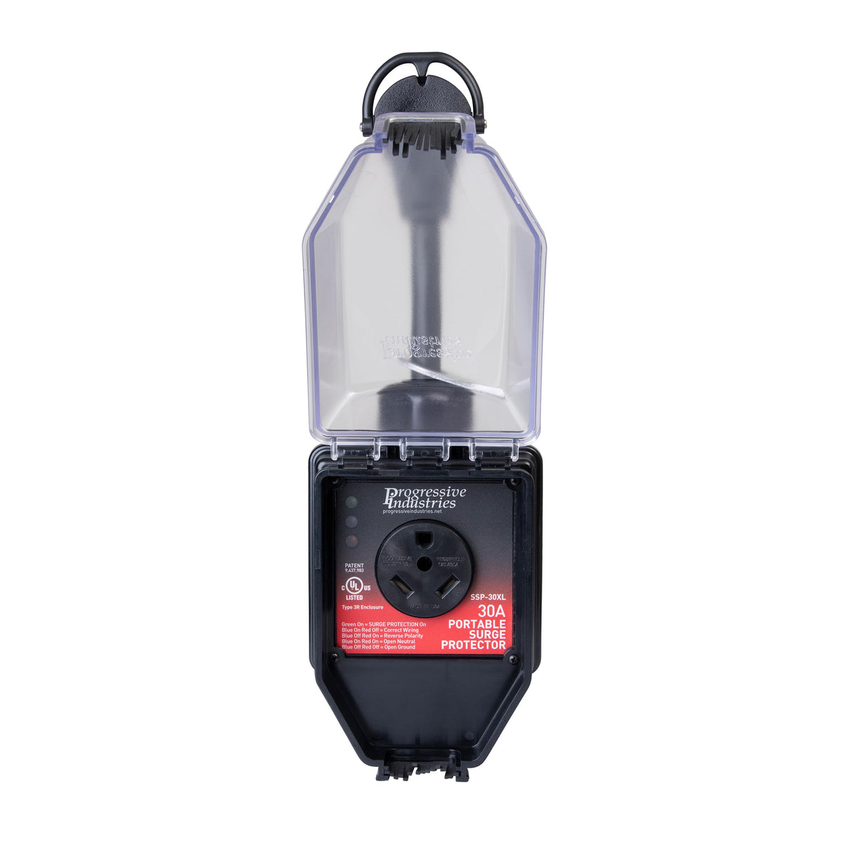 Progressive Industries Progressive Industries SSP-30XL Portable RV Smart Surge Protector, Black, 30 Amp - Outdoor Depot