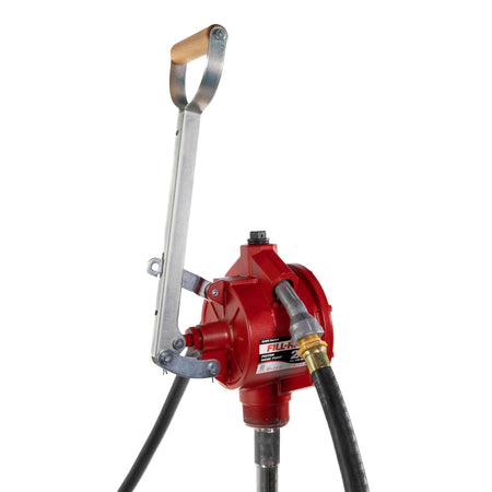 Fill-Rite Fill-Rite FR152 Piston Hand Pump with Hose & Nozzle Spout, Red - Outdoor Depot