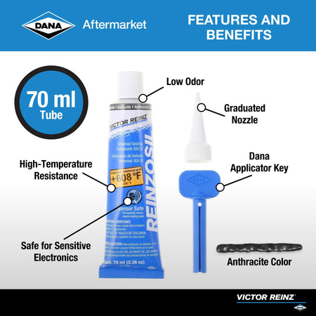 Victor Reinz Victor Reinz 70-31414-10 Reinzosil RTV Silicone - 70 ml Tube - Outdoor Depot