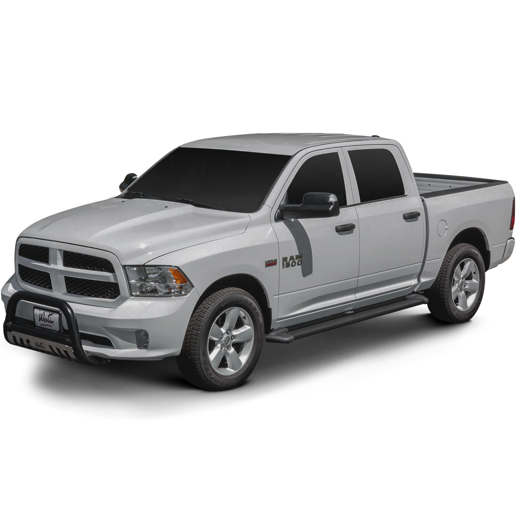 Westin Westin 27-6155 Sure-Grip Running Boards Aluminum Black Pair 85 in. (Required Mounting Kit Sold - Outdoor Depot