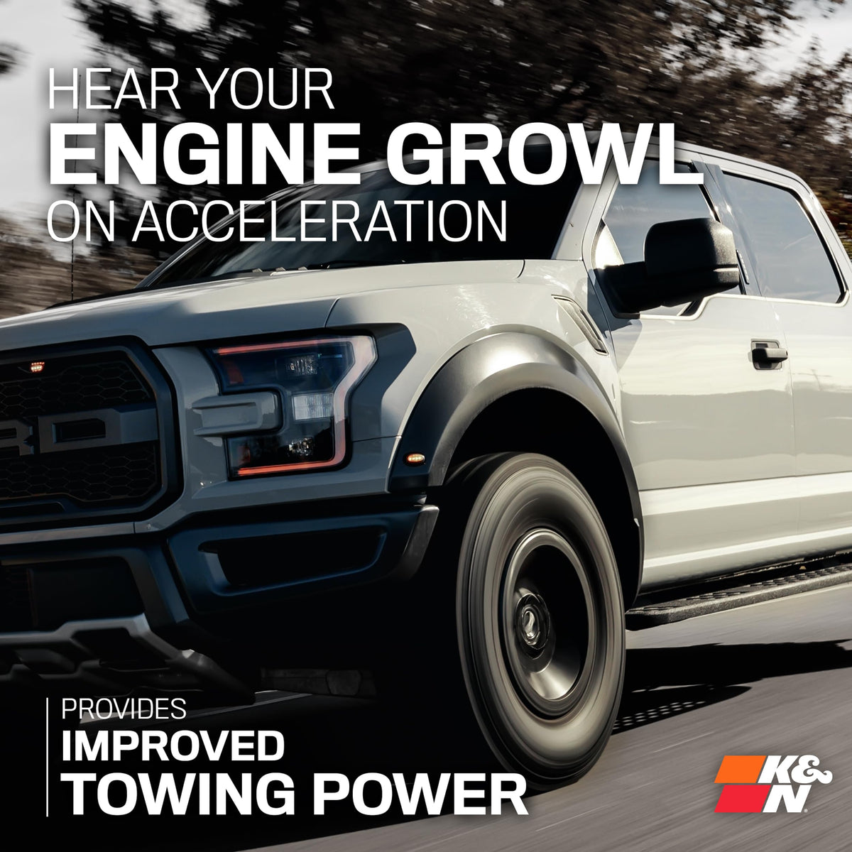 K&N K&N Cold Air Intake System: High-Flow Air Filter, Increase Performance & Towing: Compatible with - Outdoor Depot