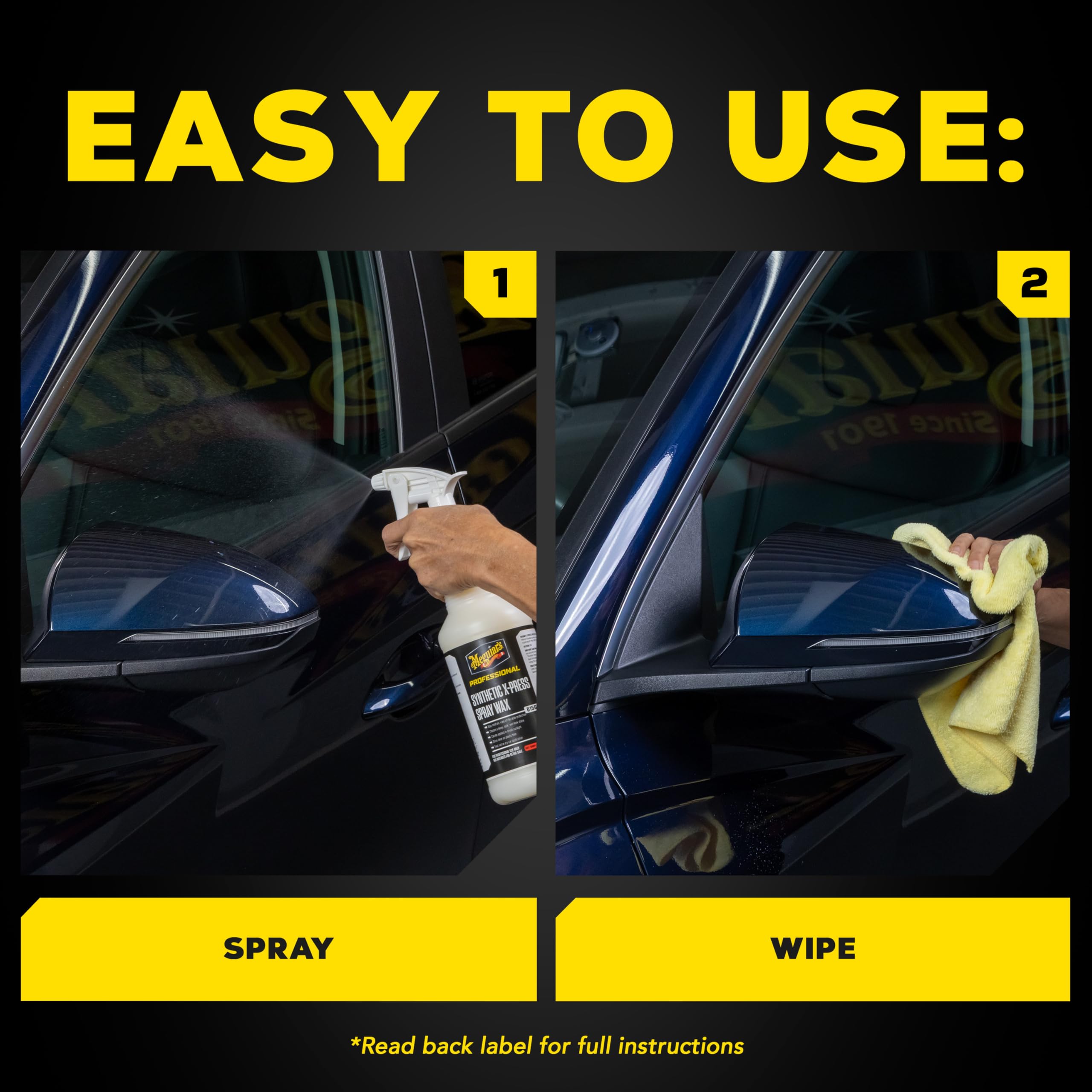 Meguiar's Meguiar's D15601 Synthetic X-Press Spray Wax for Car Detailing, Creates a Deep Shiny Look, Can Be - Outdoor Depot