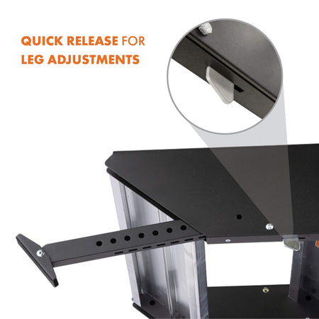 MORryde MORryde STP-207 StepAbove Fold-Up RV Entry Step - 3-Step (9" Step Rise), Fits 26" to 28" Door Width - Outdoor Depot