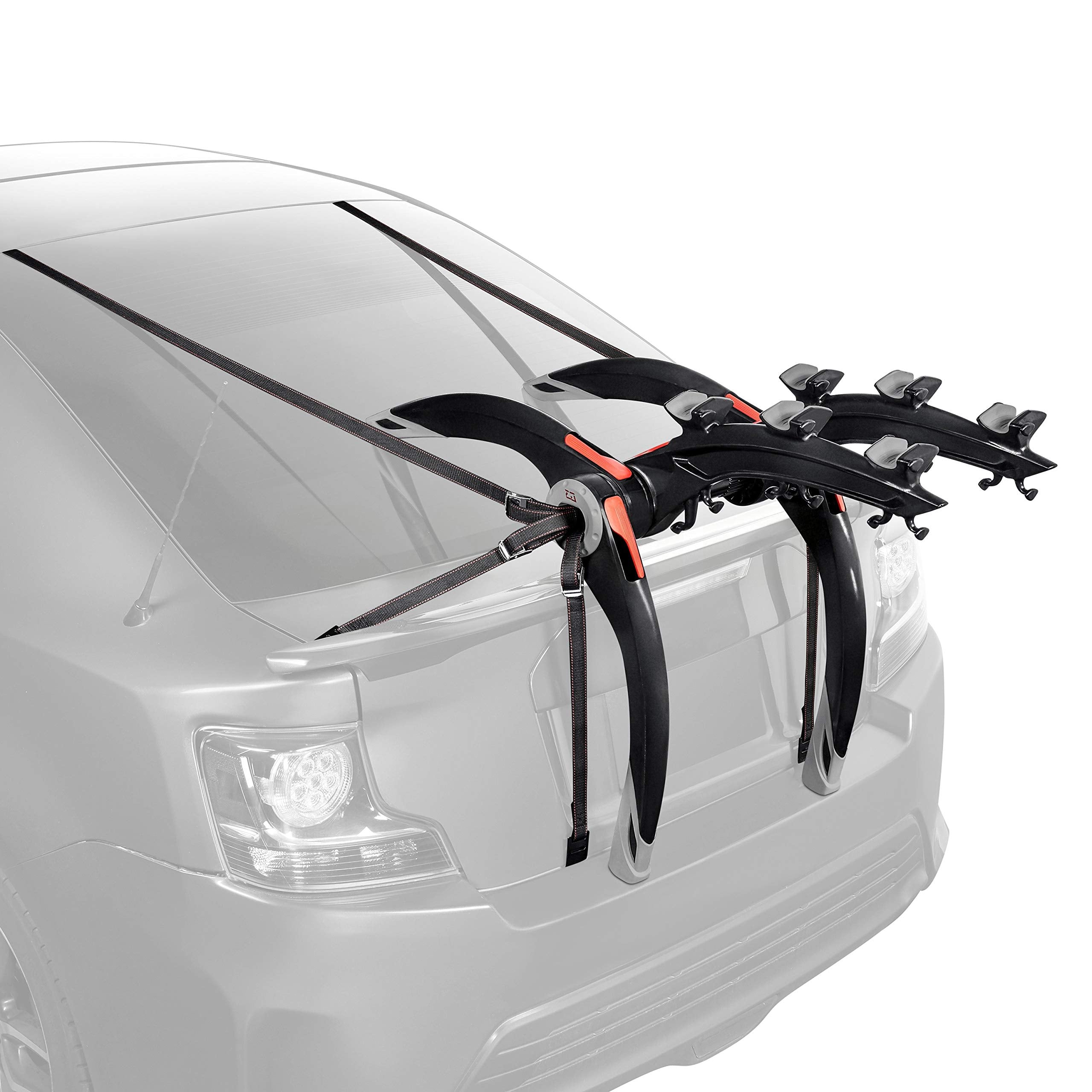 G3 Car Bike Rack Trunk Hatch Mount Holds 3 Bikes Frame Clamp Non-Foldable Aluminum Black G3 Bike Rack - Outdoor Depot