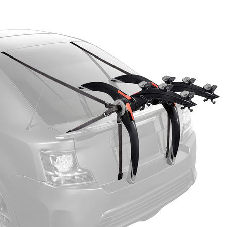 G3 Car Bike Rack Trunk Hatch Mount Holds 3 Bikes Frame Clamp Non-Foldable Aluminum Black G3 Bike Rack - Outdoor Depot