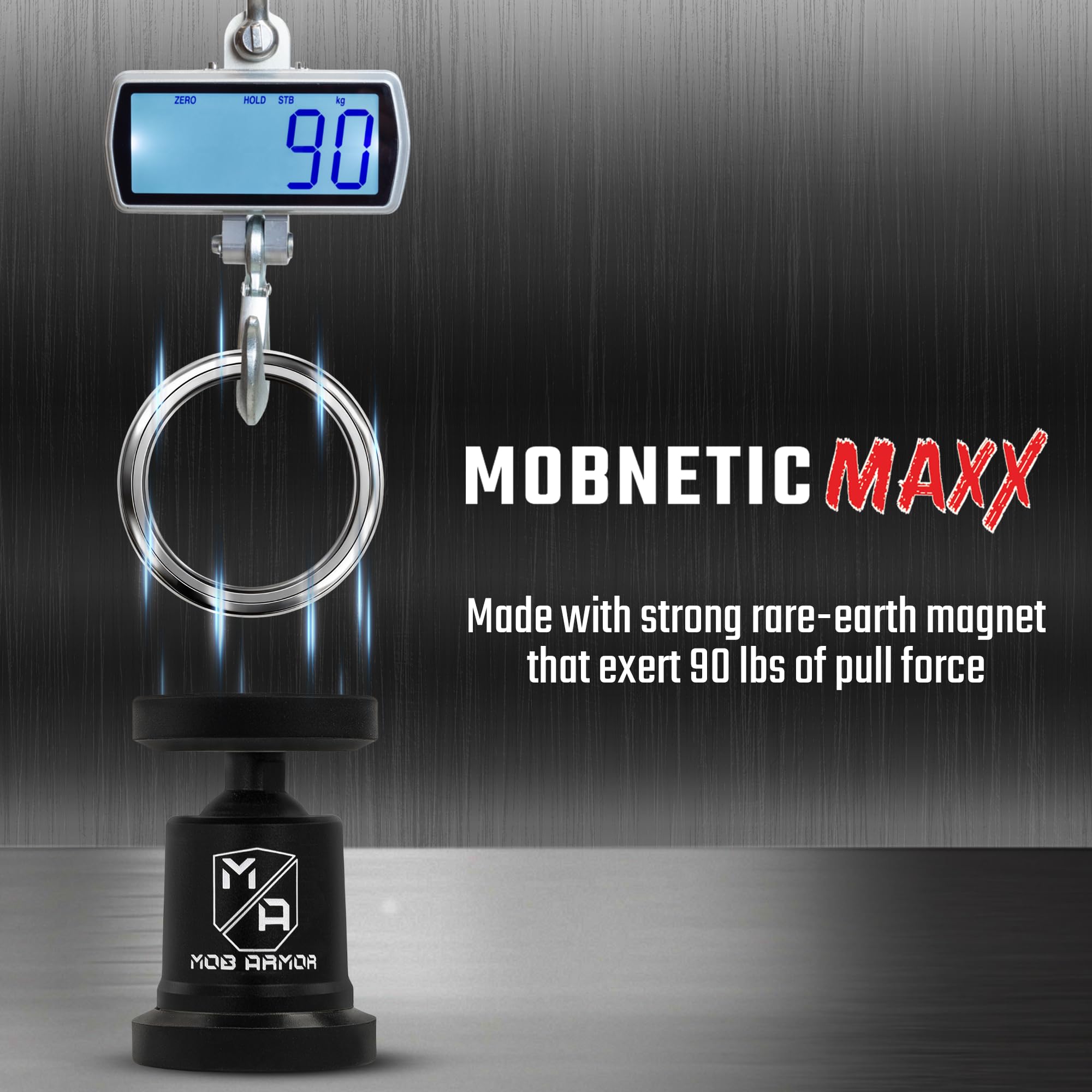 Mob Armor Mob Armor MobNetic Maxx - USA Assembled Magnetic Phone Holder for Car, Magnetic Car Phone Mount, - Outdoor Depot