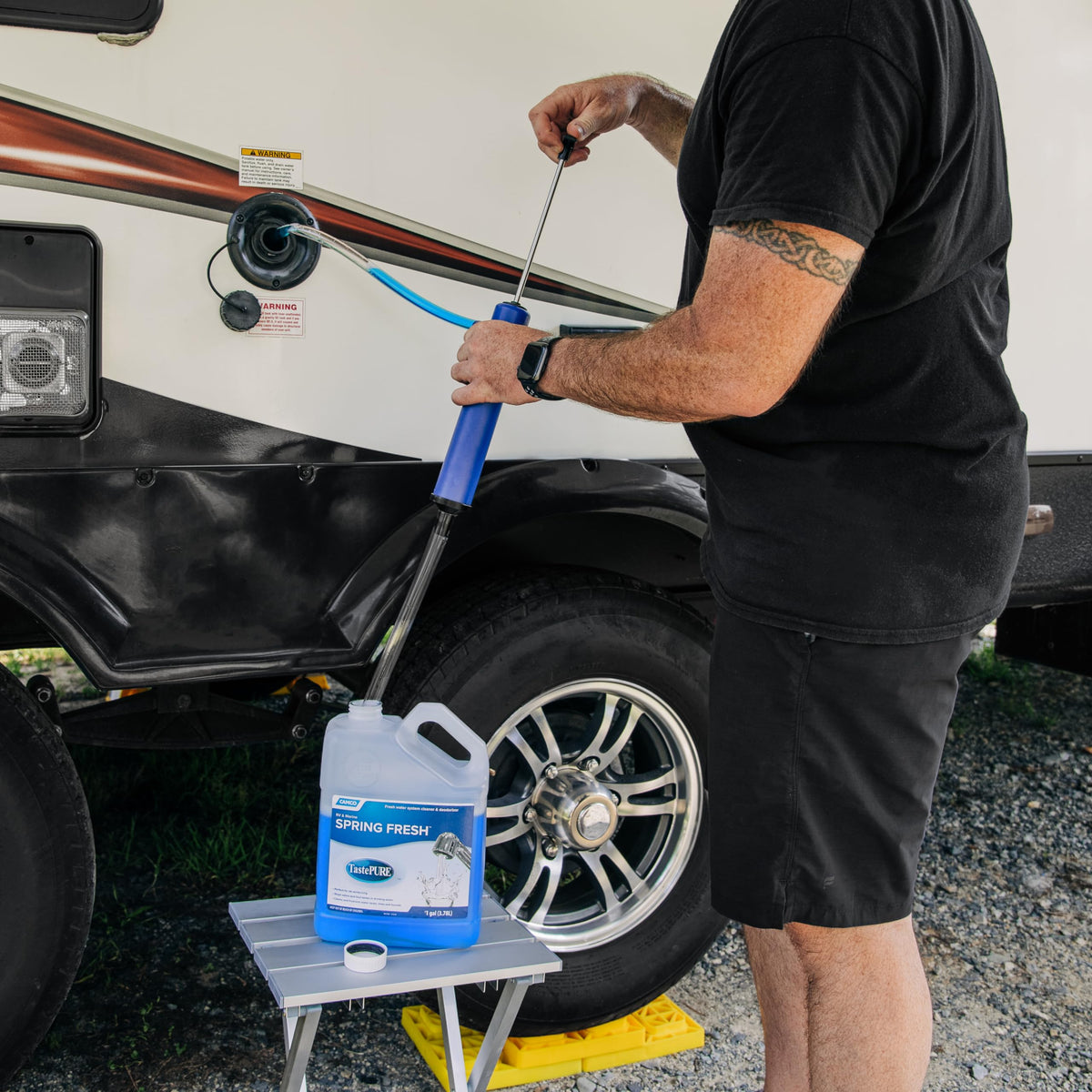 Camco Camco TastePURE Spring Fresh Water System Cleaner and Deodorizer for RV and Marine | Cleans and - Outdoor Depot