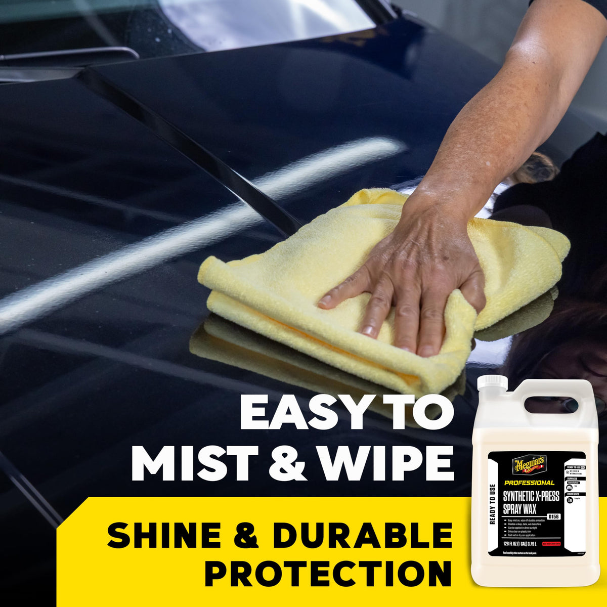 Meguiar's Meguiar's D15601 Synthetic X-Press Spray Wax for Car Detailing, Creates a Deep Shiny Look, Can Be - Outdoor Depot