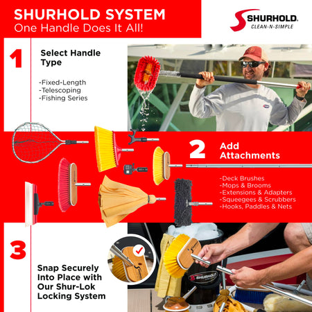 Shurhold Shurhold 9' Telescoping Handle 63" - 108" - Outdoor Depot