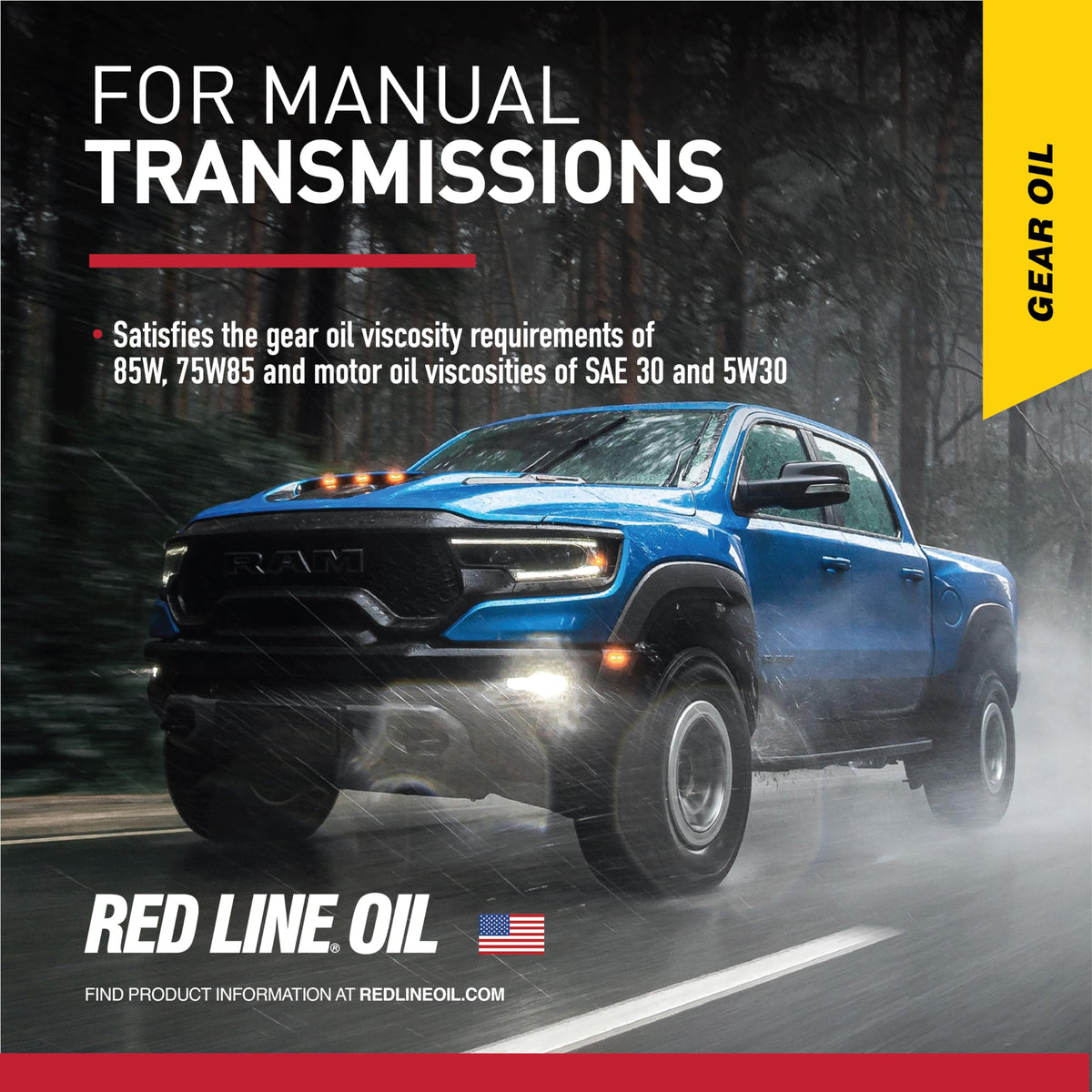 Red Line Red Line 50504 MT-85 Manual Transmission 75W85 GL-4 Gear Oil - 1 Quart - Outdoor Depot