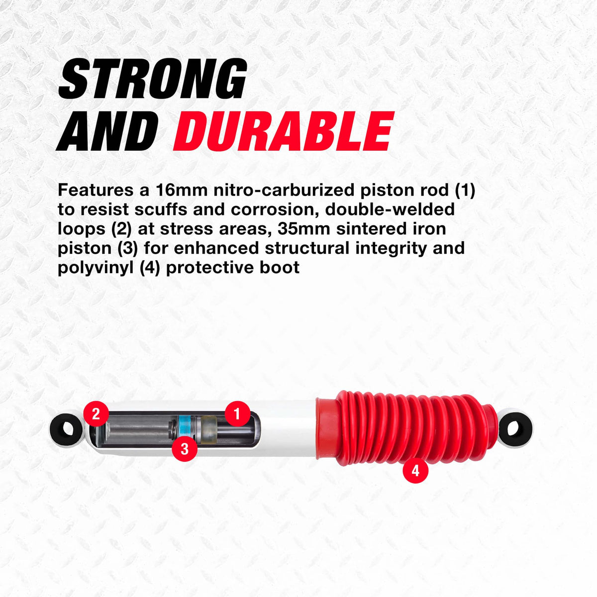 Rancho Rancho RS5000X RS55100 Suspension Shock Absorber - Outdoor Depot