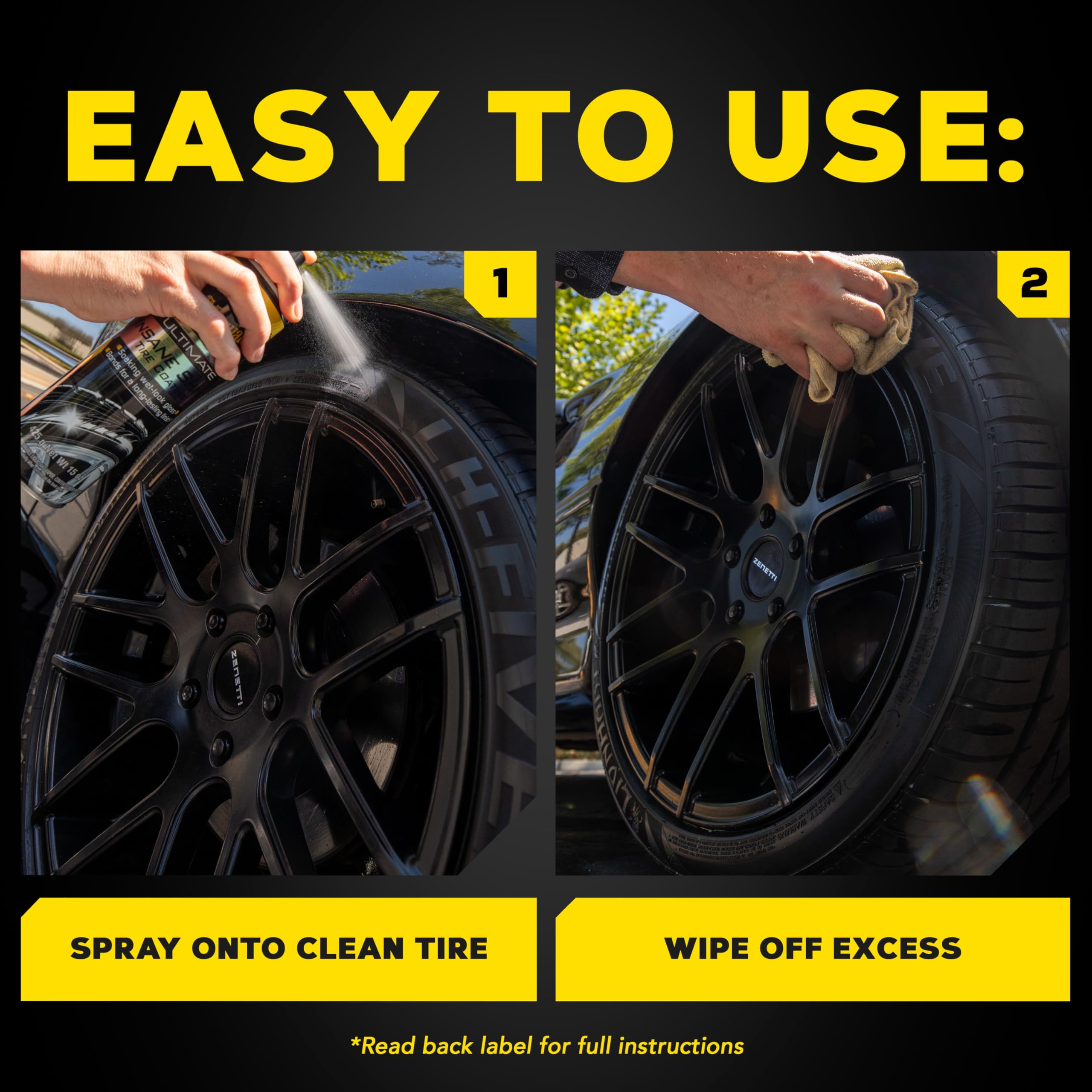 Meguiar's Meguiar's G190315 Ultimate Insane Shine Tire Coating, gives a Finish that Creates a Lasting - Outdoor Depot