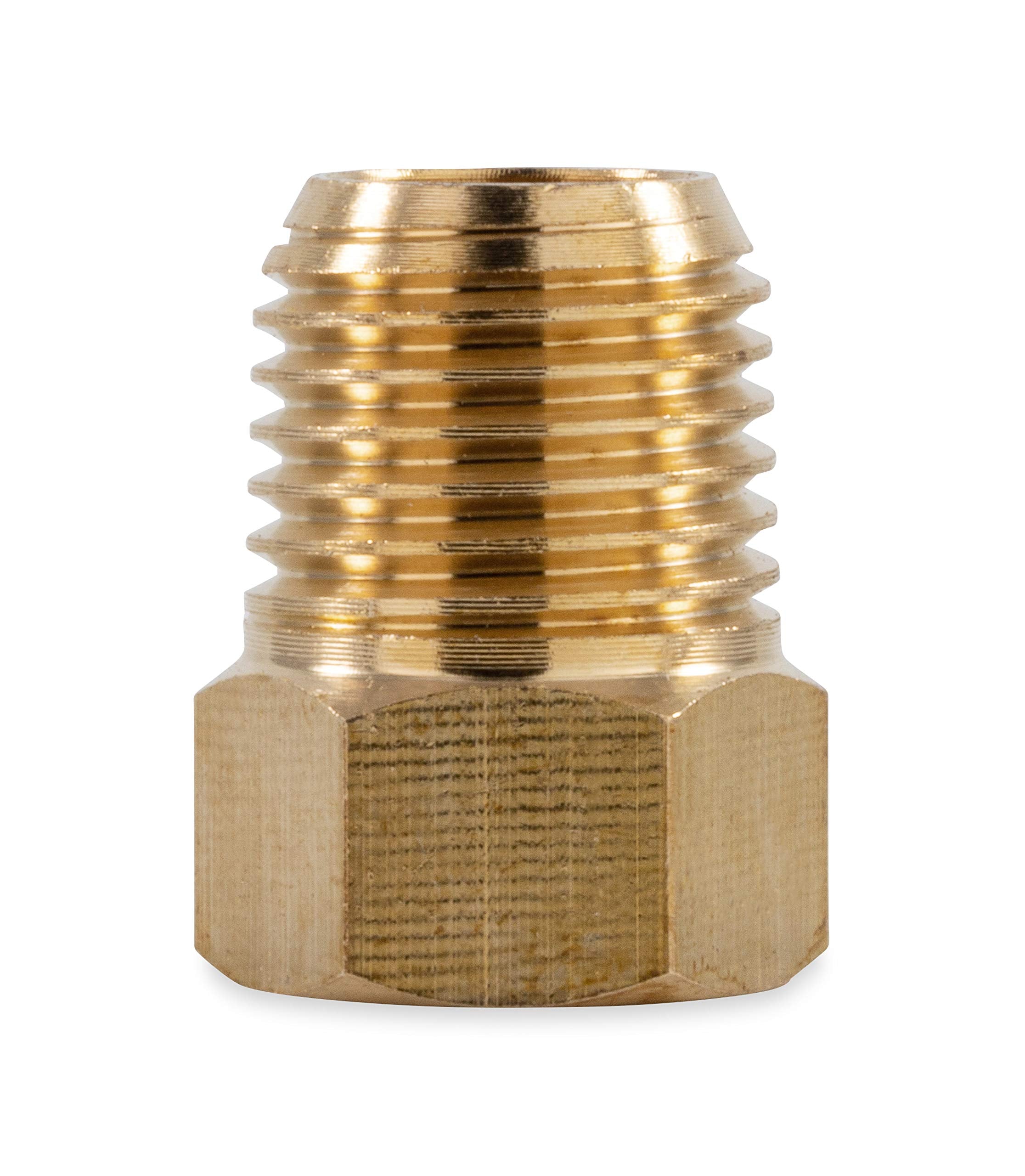 Camco Camco 59953 Propane Fitting - 1/4" Male NPT x 1/4" Female Inverted Flare - Outdoor Depot