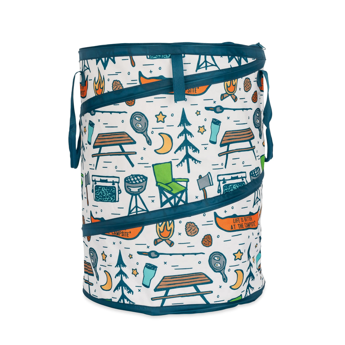 Camco Camco Pop-Up Utility Container - Use as Collapsible Trash Can When Camping - Holds 30-Gallon - Outdoor Depot