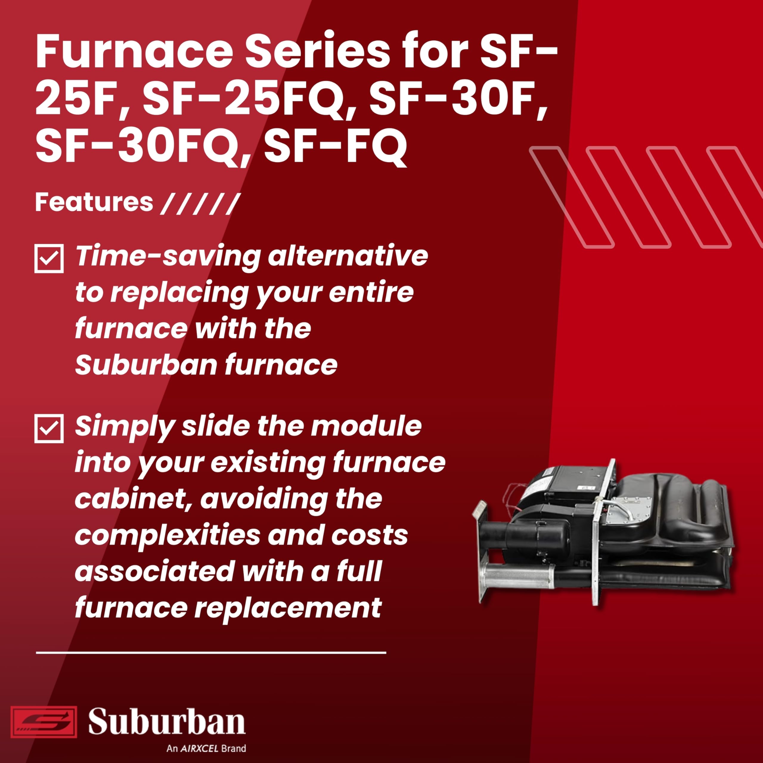 Suburban Suburban RP-30FQ 30,000 BTU/h RV Replacement Core for Suburban Furnace Series SF-25F, SF-25FQ, - Outdoor Depot