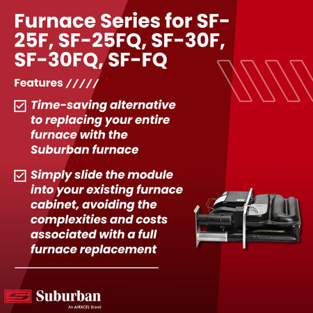 Suburban Suburban RP-30FQ 30,000 BTU/h RV Replacement Core for Suburban Furnace Series SF-25F, SF-25FQ, - Outdoor Depot