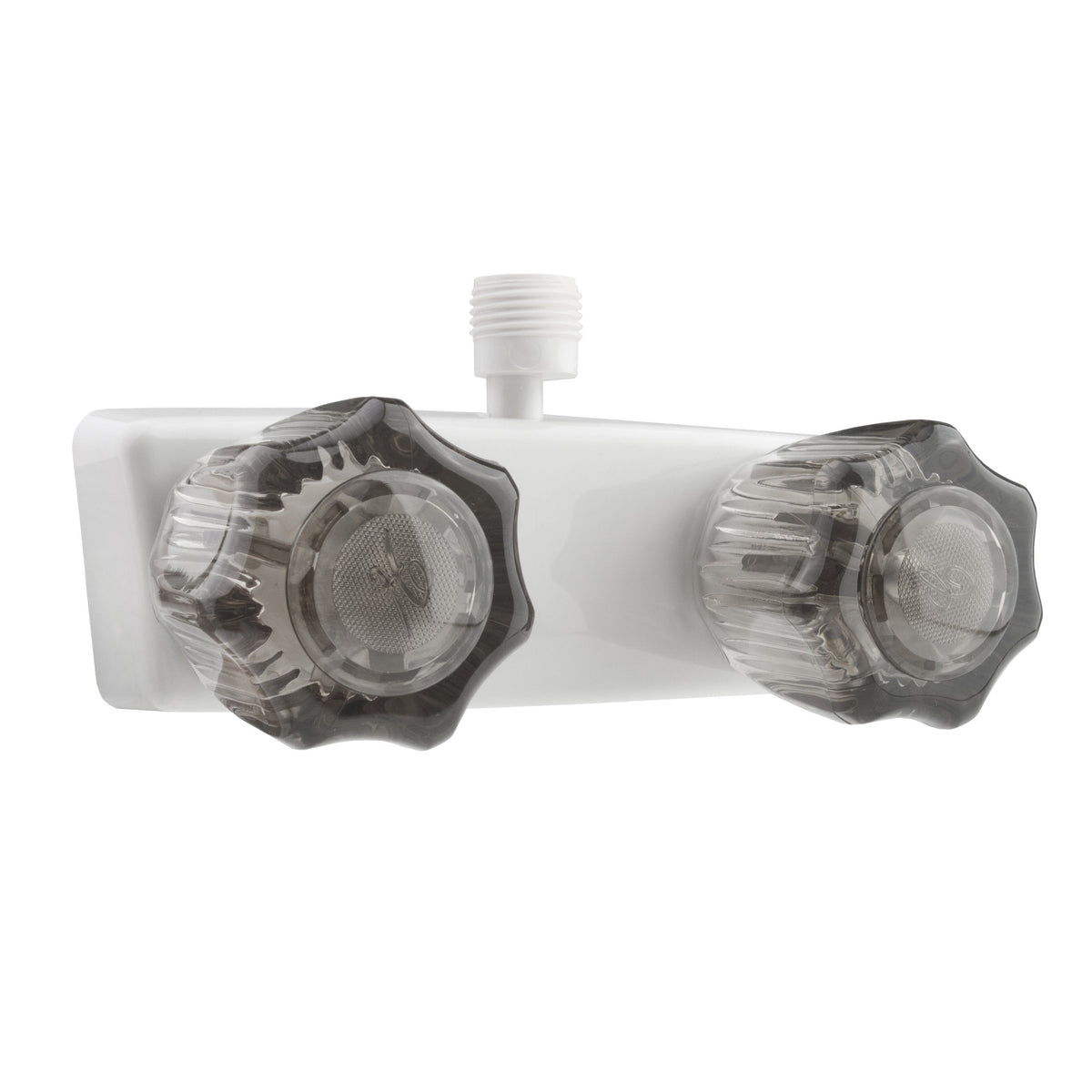 Dura Faucet Dura Faucet DF-SA100S-WT RV/Motorhome/Trailer Shower Faucet Valve Diverter with Smoked Acrylic - Outdoor Depot