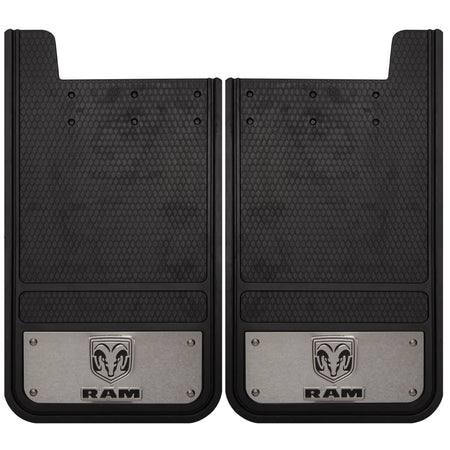 Plasticolor Plasticolor Ram Heavy Duty Rear 12 X 23 Mud Guards, 12" x 23" Rear Mud Guards by Plasticolor - Outdoor Depot