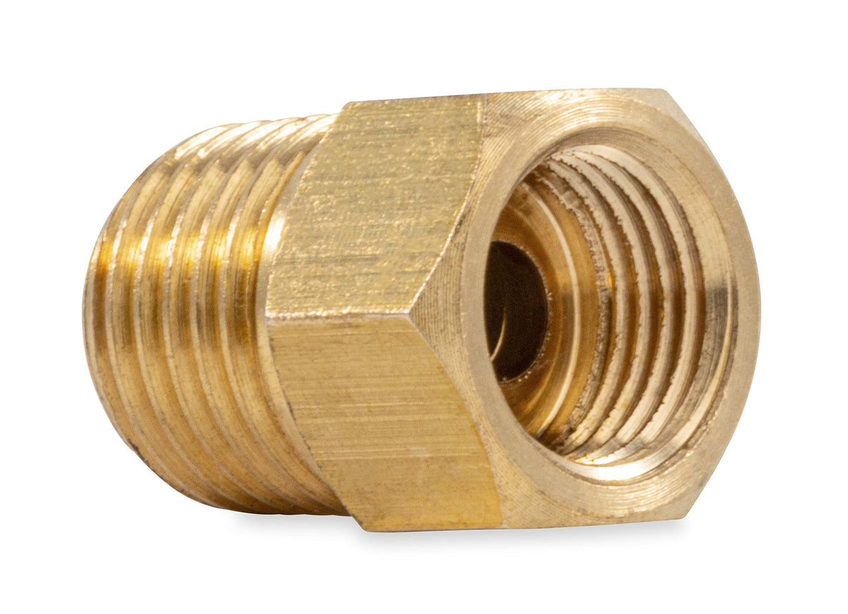 Camco Camco 59954 1/4" Male NPT x 1/4" Female Propane Fitting Inverted Flare with Check Valve - Outdoor Depot
