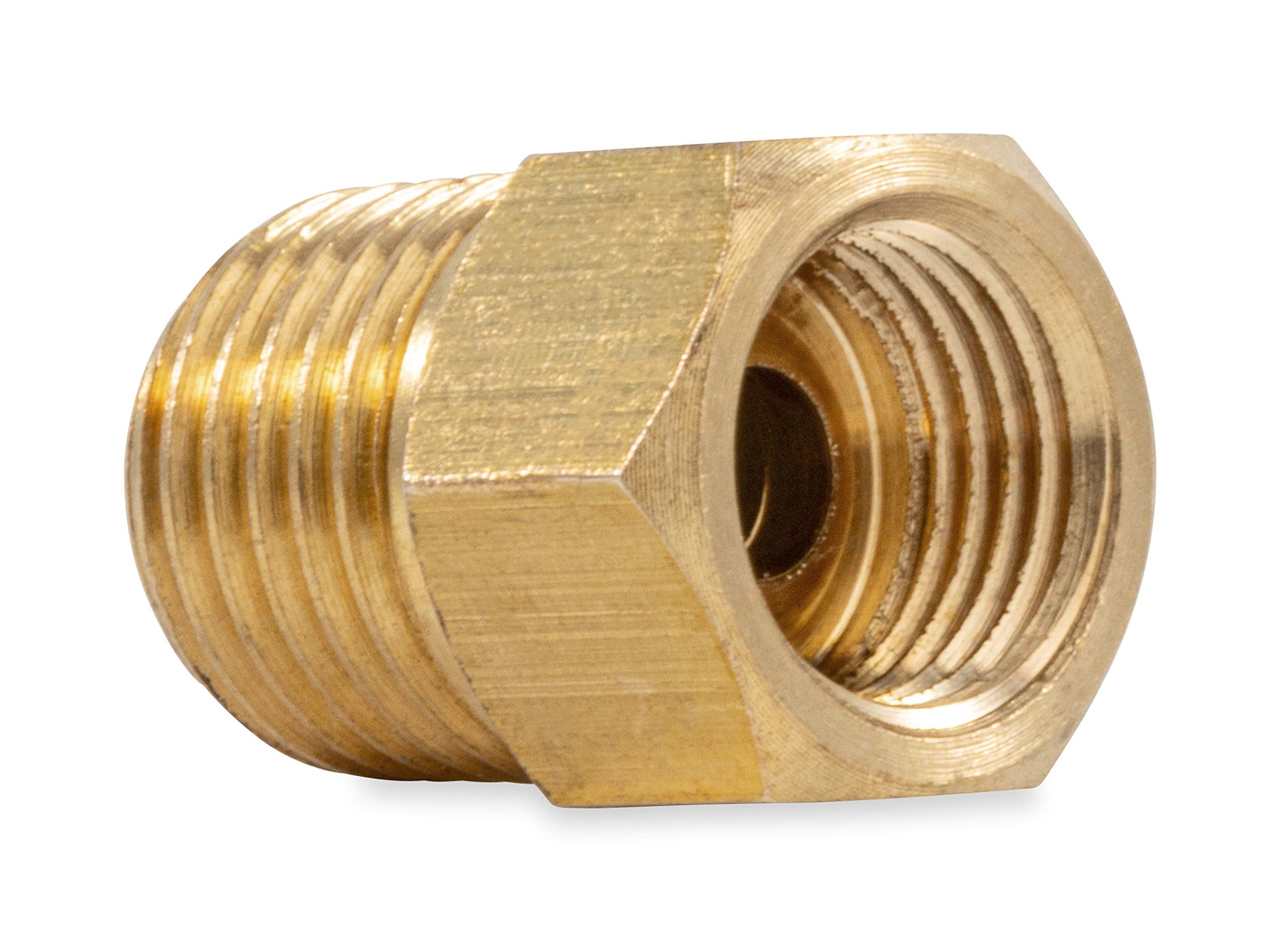 Camco Camco 59954 1/4" Male NPT x 1/4" Female Propane Fitting Inverted Flare with Check Valve - Outdoor Depot