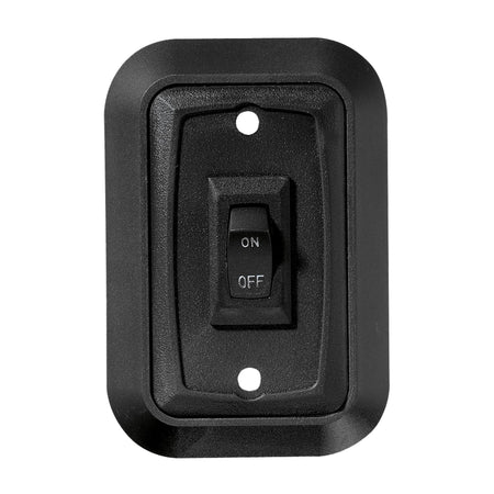 RV Designer RV Designer S652, Wall Plate Switch, Single, Black, 3.53" x 2.39", On/Off - SPST - Outdoor Depot